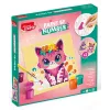 Maped Creativ paint by numbers set cat & rabbit - 2 pre-printed boards, acrylic paints, brush, from 7 years 907083