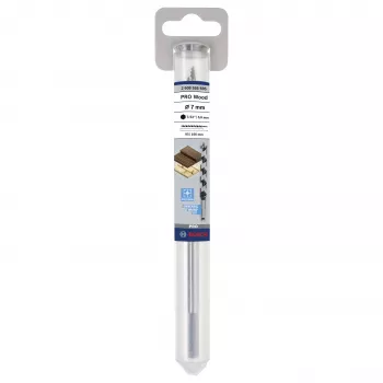 Bosch Expert SelfCut Speed 7 mm wood twist drill bit, 160 mm length, hex shank 2608585695