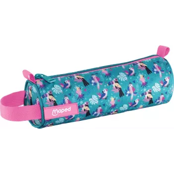 Maped Tropical Roll Pencil Case, Polyester, Zip, Carry Loop, Multicoloured 932904