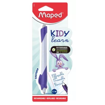 Maped KIDY learn erasable rollerball rabbit, blue ink, 0.7 mm, blister pack 229600