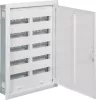 HAGER FWU52S Flush-Mounted Distribution Board, 120 PLE, 5 Rows, IP30, Class II, White