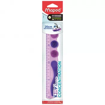 Maped KIDY learn CONCENTRATION flexible ruler 200 mm purple PET 277901