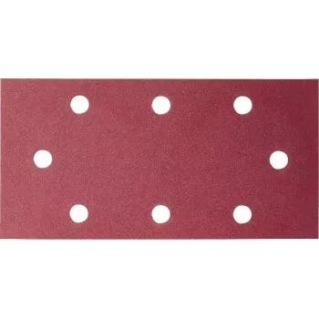 Bosch 2609256A90 10-Pack 185 mm x 93 mm hook-and-loop sanding sheets, grit 120, perforated