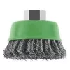 Bosch X-LOCK Cup Brush 75 mm Crimped Steel Wire 0.3 mm 8500 rpm for Angle Grinders 2608622104