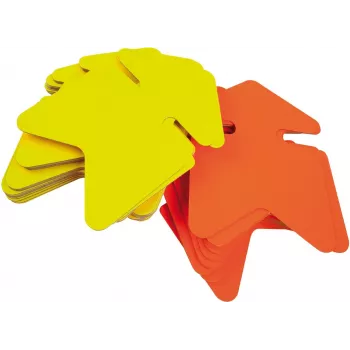 agipa Arrow Symbol Label, Yellow/Orange, 160 x 240 mm, Double-Sided, 1 Piece (022925)