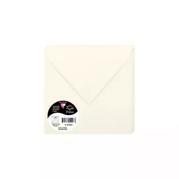 Clairefontaine Pollen Square Envelope 165x165 mm Natural White 120 g/m² pH-Neutral (1 Pc) 56060C