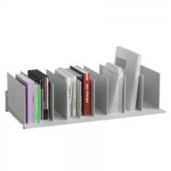 PAPERFLOW Bookend for Roller Shutter Cabinets, Steel, Black (EO4932.02)