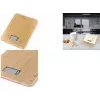 Little Balance LB 8543 Slim Electronic Kitchen Scale Made of Bamboo with LCD Display, 5 kg Capacity, 1 g Accuracy