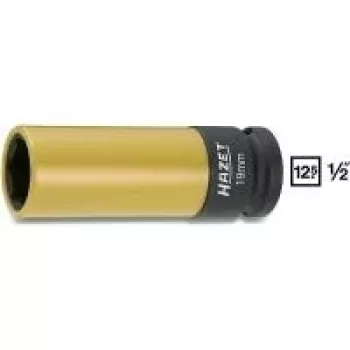 HAZET 903SLG-19 Impact Socket 1/2 Inch, Hexagon TRAC Profile, 19 mm