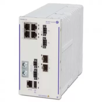 Alcatel-Lucent OmniSwitch 6465-P6 Managed L3 Switch with 4x Gigabit PoE+ and 2x SFP, 150W High PoE, DIN rail/wall mounting