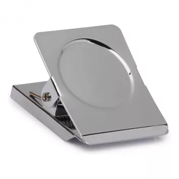 MAUL Paper Clip with Magnet, 40 mm, Silver, Robust Steel with Strong Spring 2194096
