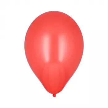 PAPSTAR red latex balloons, 250 mm diameter, 100-Pack, helium suitable 18950