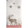 PAPSTAR Christmas tablecloth X-Mas Deer, fabric-like, Airlaid, 120 x 180 cm, 1 piece (37225)