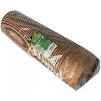 Papstar 87914 Round Cardboard Bowl Brown Plain 50 Pieces