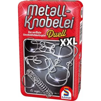 Schmidt Spiele Metal Puzzle Duel XXL - Skill Game Puzzle Travel Edition from 7 Years