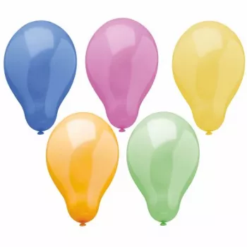 PAPSTAR Trend latex balloons, colourful, 250 mm diameter, 1 piece (81463)