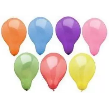 PAPSTAR party balloons, 290 mm diameter, colourful mix, helium suitable, 1 piece (84211)