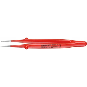 KNIPEX 92 27 62 VDE Precision Tweezers, extra-fine tip, 150 mm, insulated 1000V