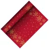PAPSTAR Christmas Shine red Airlaid Table Runner, 400 mm x 3 m, on roll, 1 piece 88657