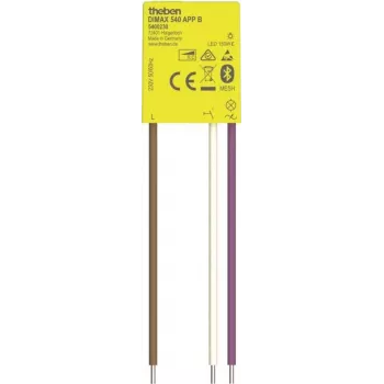 Theben Mini Universal Dimmer UP DIMAX 540 APP B (5400230) - Flush-Mounted Universal Dimmer with Bluetooth