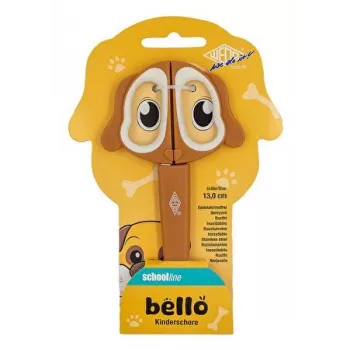WEDO BELLO Craft Scissors, Round Tip, 130 mm, for Right-Handers, Stainless Steel, Softgrip, 1 Piece 736 004