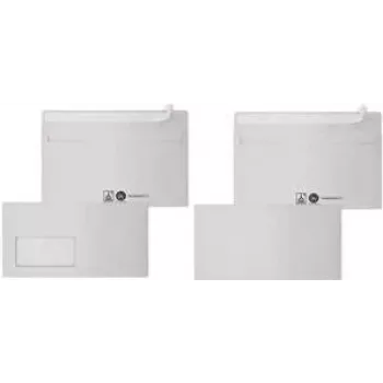 MAILmedia 30124555 Recycled Envelope DIN Long, Self-Adhesive