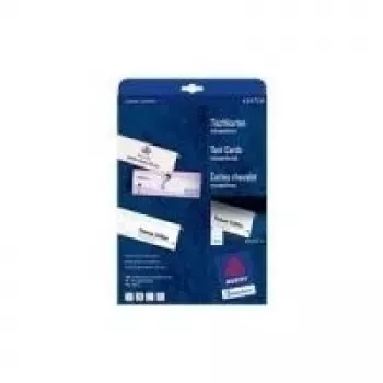 Avery Place Cards C32253-25, White, 40 x 110 mm, 100 Cards (25 Sheets x 4)