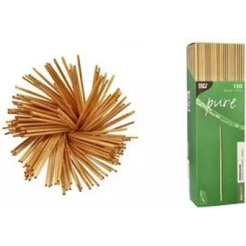 PAPSTAR pure Natural Straw Drinking Straws, 230 mm, 4 mm Diameter, 250 Pieces (88244)