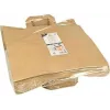 PAPSTAR paper carrier bag, 320 x 170 x 270 mm, brown kraft paper, 70 g/m², 5 kg load capacity, with handle - 1 piece (86449)