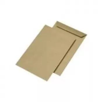MAILmedia 301017 Mailing Bag E4, without Window, Gummed, Brown, 130 g/m²