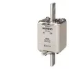 SIEMENS NH fuse link, Size 3, 200 A, 500 V AC/440 V DC, gG, front indicator, ceramic body, silver-plated copper contacts 3NA3340