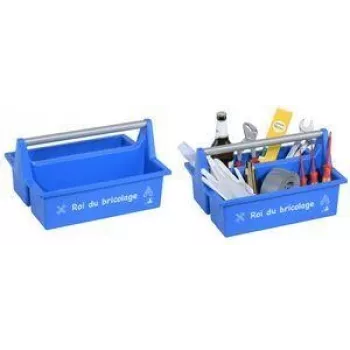 allit McPlus Carry Roi Tool Case Blue with Aluminium Handle, 2 large compartments 8500905016