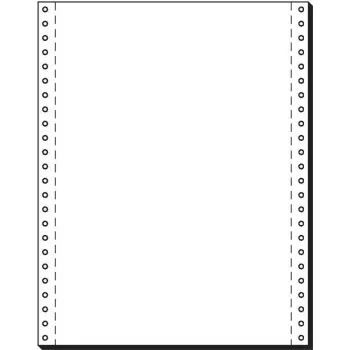 SIGEL Continuous Paper, 305 x 240 mm, 70 g/m², 2000 Sheets, Single Sheet Perforation, White 12241