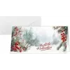 SIGEL DS645 Christmas Card Scandinavian Snow, DIN Long Landscape, 250 g/m² White Card, Inkjet/Laser/Copier, 1 Piece