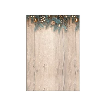 SIGEL Christmas Writing Paper Golden Greens Motif DIN A4 - 90 g/m² - A4 (DP664)