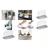 DURABLE PRESENTER DE LUXE Table Name Plate A4 Landscape 105x297 mm Transparent 820319