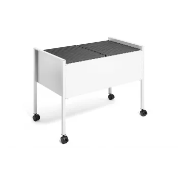 DURABLE Suspension File Trolley ECONOMY DUO 100 A4, Light Grey 308210