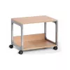 DURABLE SYSTEM 48 Multifunction Utility Cart, 3 Shelves, Light Grey, 600 x 480 x 900 mm, 120 kg Total Load 3710124