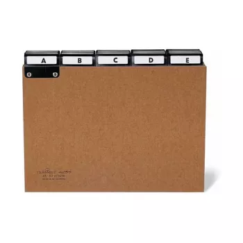 DURABLE Guide Index A5 5/5-part A-Z riveted pressboard 1 ST 425511