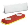 DURABLE Self-Adhesive Magnet Set, 10 Pieces, 20 x 20 mm, Flexible Magnet Squares 891700