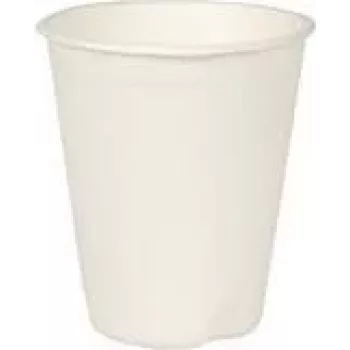 PAPSTAR pure Sugarcane Drinking Cup, 0.2 L, White, 40 Pieces, Compostable & Microwave-Safe 89854