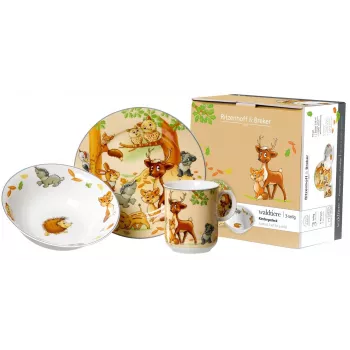 Ritzenhoff & Breker Children's Tableware Set Forest Animals, 3-piece (422412)