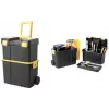 allit McPlus Mobile Tool Case Set 24 inch, Black/Yellow, 2-Piece with Wheels and Telescopic Handle 476138