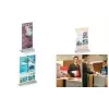 DURABLE PRESENTER 1/3 A4 Portrait L-Stand, Transparent, 99 x 210 mm 858719