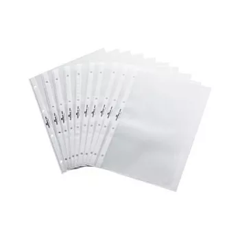 DURABLE A4 Landscape Flipchart Covers, Transparent, 10-Pack 856619