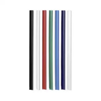 DURABLE Clamp Bars A4 6 mm, 50-Pack, Black 293101