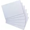 Herlitz Index Cards DIN A4, Lined, White, 170 g/m², Wood-Free, Blue Ruling, Both Sides (10621282)