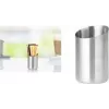 Esmeyer VISTA Sugar Stick Holder, Round, Brushed Stainless Steel 18/10, Silver - 1 Piece (400-5192)
