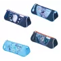 Herlitz triangular mix II pencil case, polyester, triangular, zip, 4-Pack, assorted 400197353