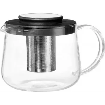 Ritzenhoff & Breker Yucca Teapot 1.5 L Black/Transparent 156713